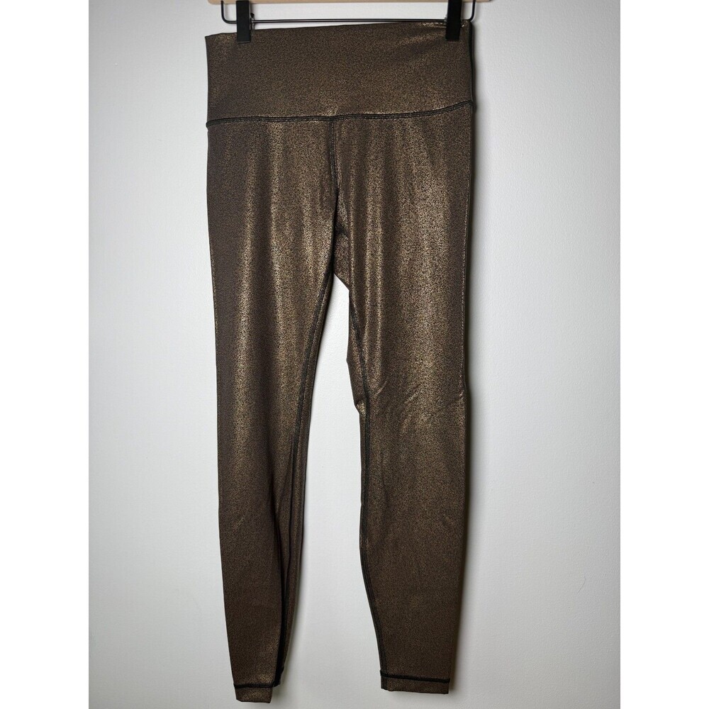 Lululemon Wunder Under High-Rise Foil Copper Tight 28" Womens Size 8